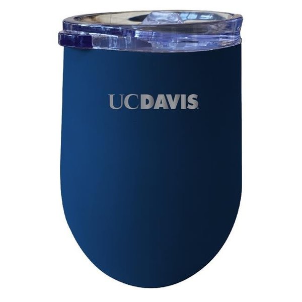 R & R Imports R & R Imports ITWE-C-UCD20N UC Davis Aggies 12 oz Insulated Wine Stainless Steel Tumbler; Navy ITWE-C-UCD20N